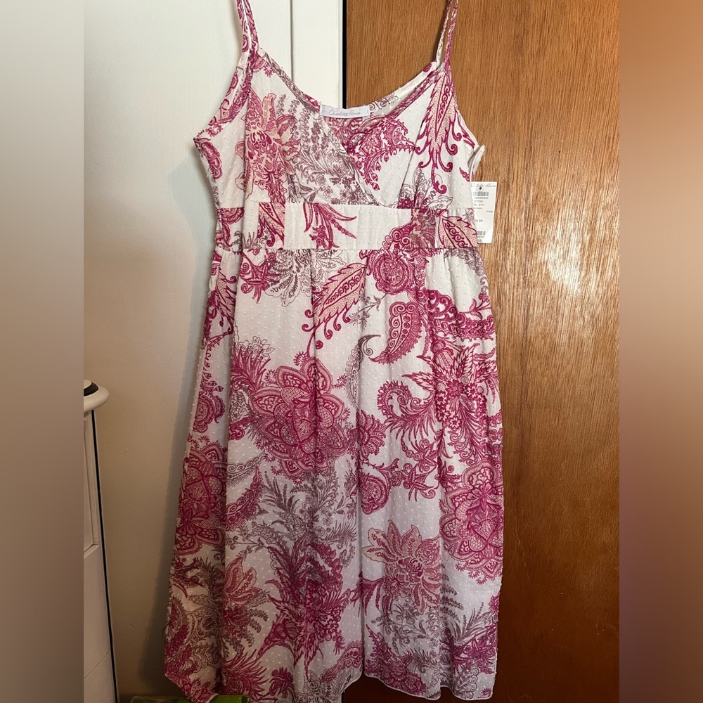 Pink Paisley Dress